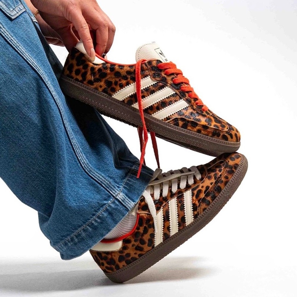 Adidas Samba OG Preloved Red Leopard JI2734 Women's Sneakers  Cheetah Pack